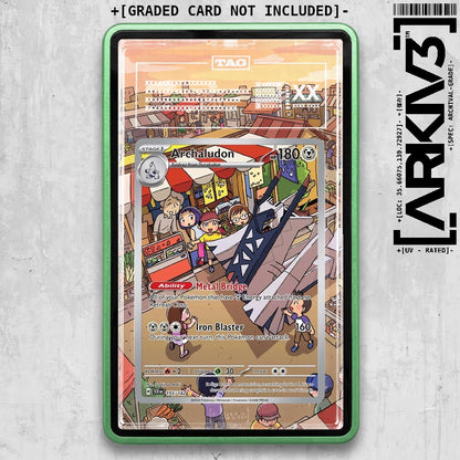 ARKIV3 TAG graded front - Green
