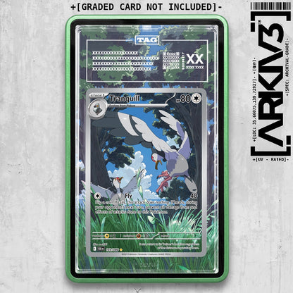 ARKIV3 TAG graded front - Green