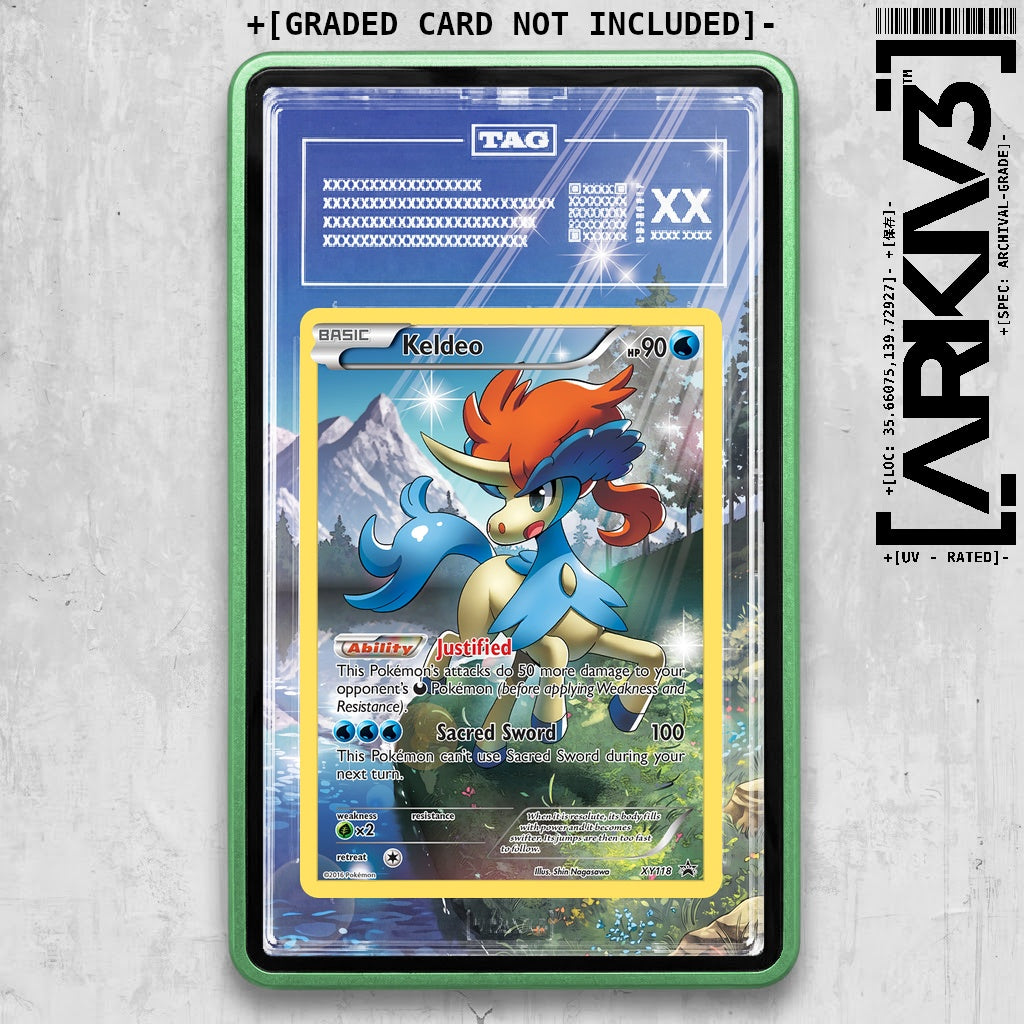 ARKIV3 TAG graded front - Green