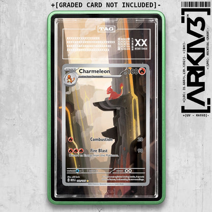 ARKIV3 TAG graded front - Green