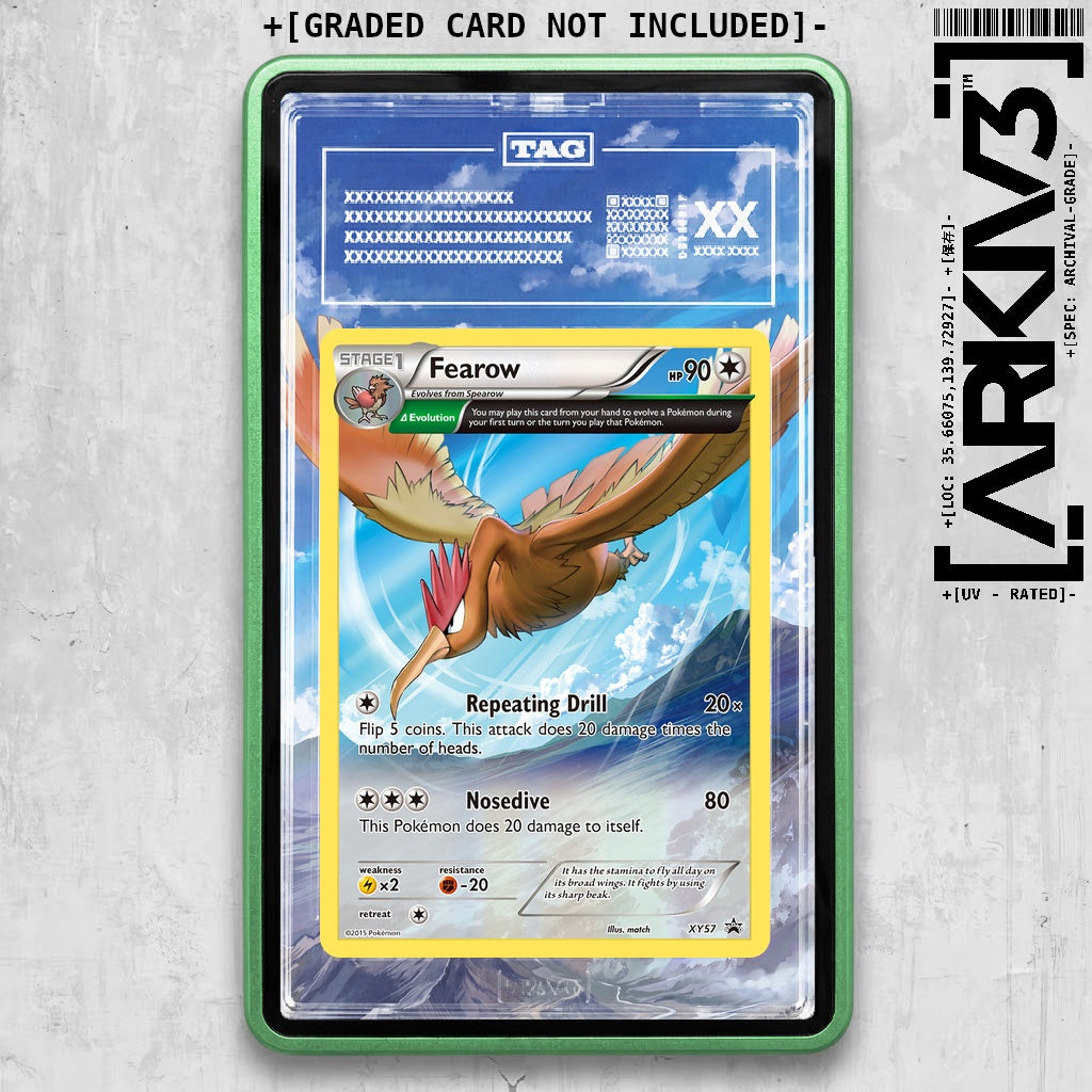 ARKIV3 TAG graded front - Green