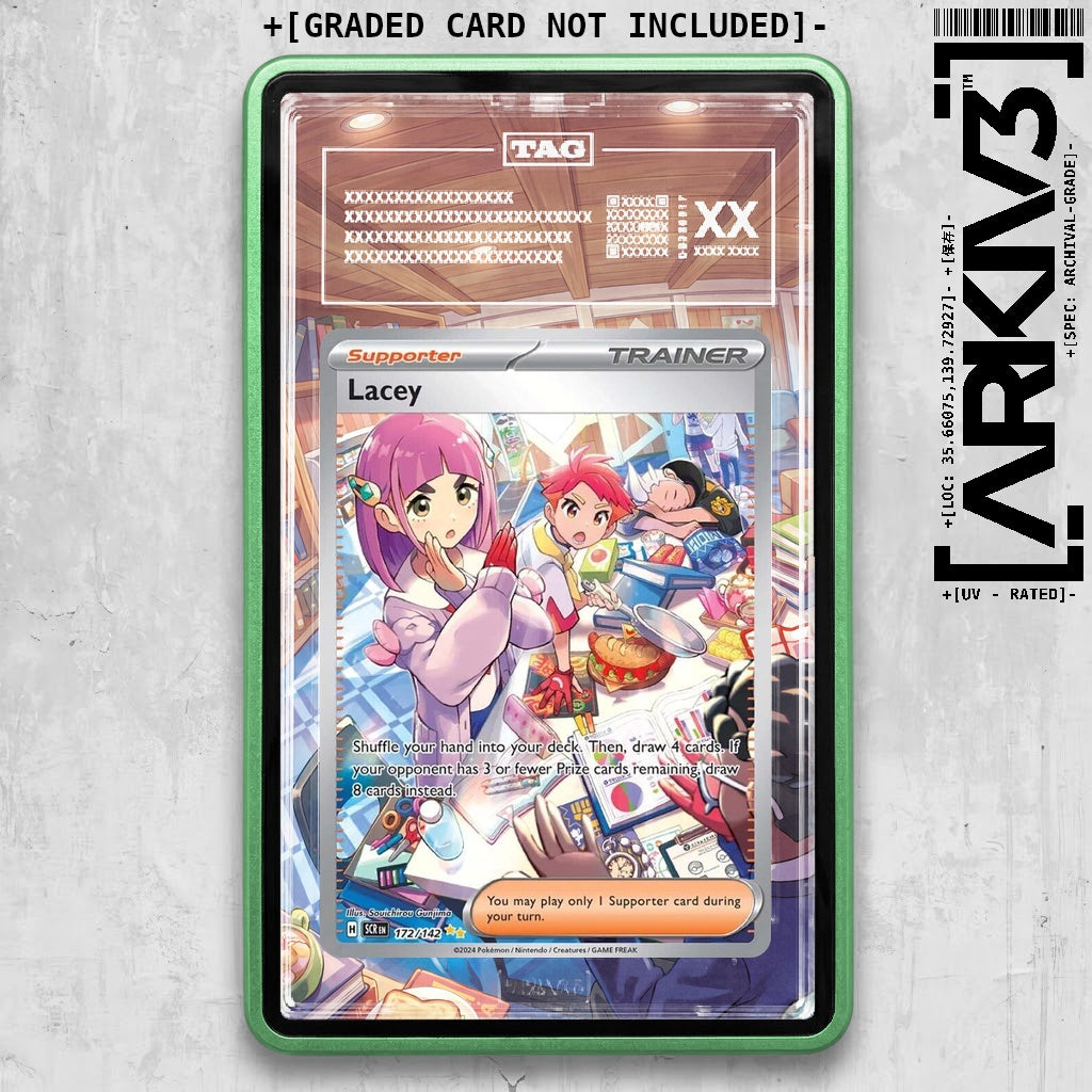 ARKIV3 TAG graded front - Green