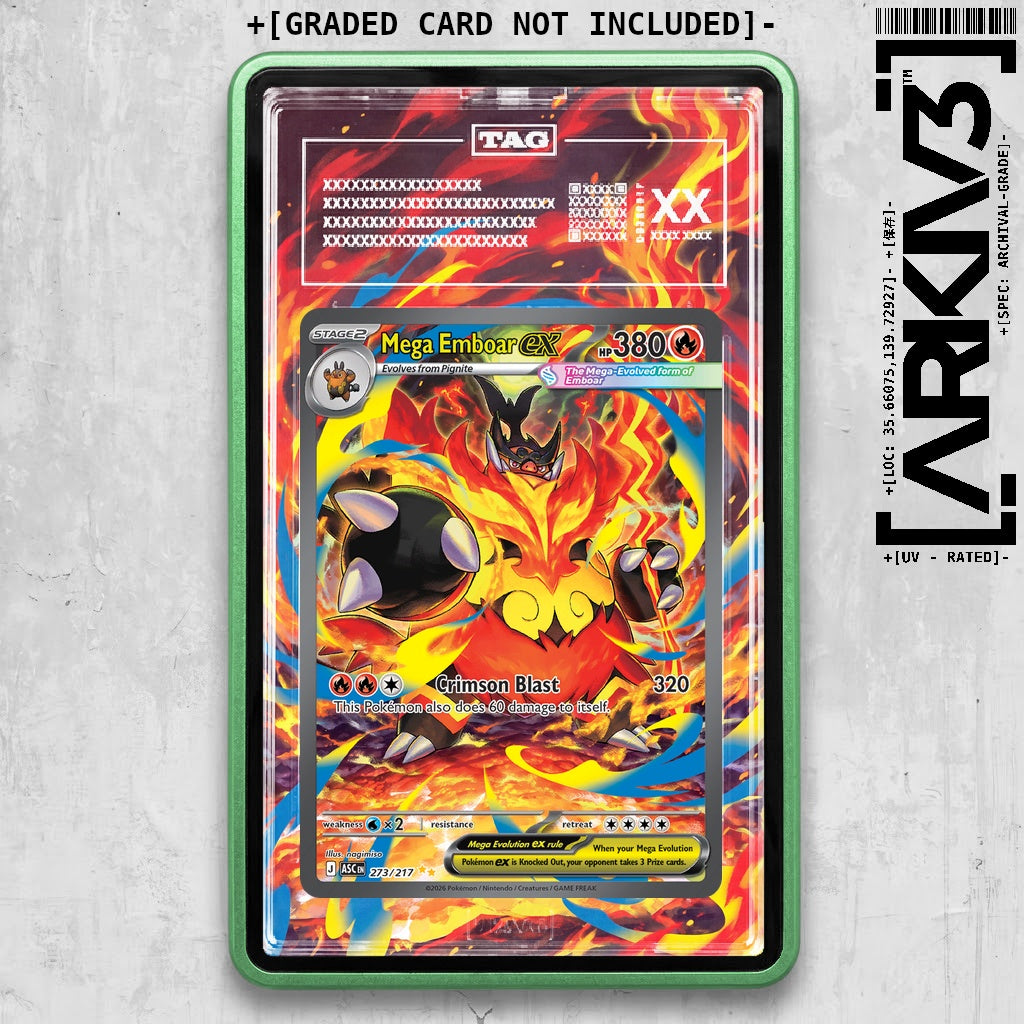 ARKIV3 TAG graded front - Green