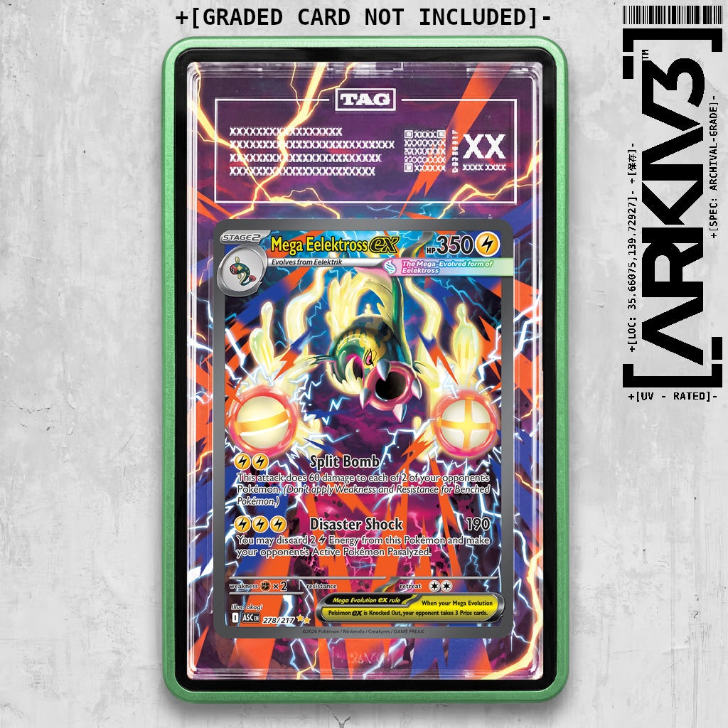 ARKIV3 TAG graded front - Green