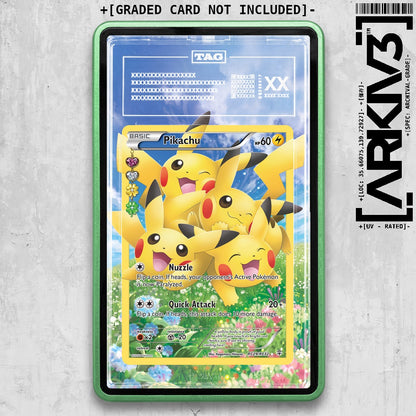 ARKIV3 TAG graded front - Green
