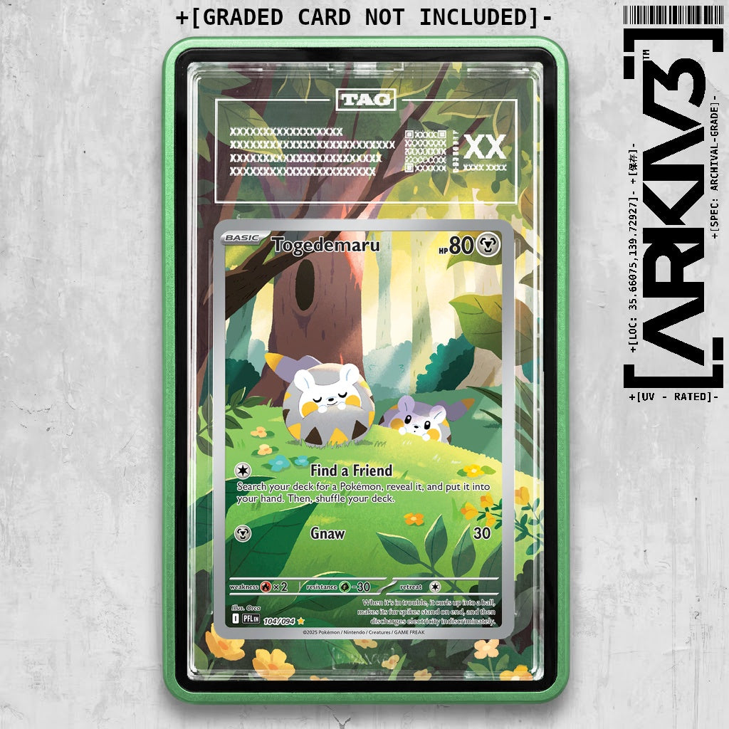 ARKIV3 TAG graded front - Green