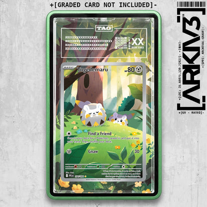 ARKIV3 TAG graded front - Green