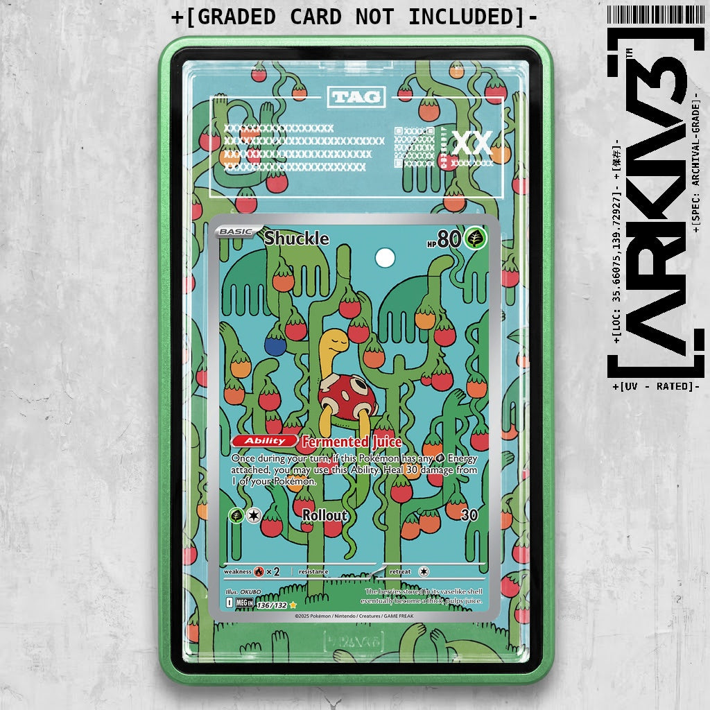 ARKIV3 TAG graded front - Green