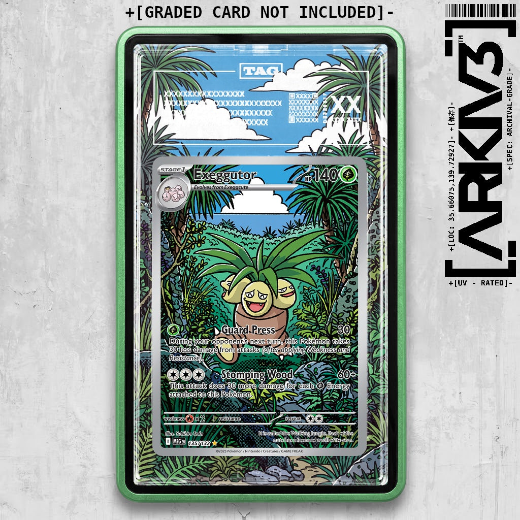 ARKIV3 TAG graded front - Green