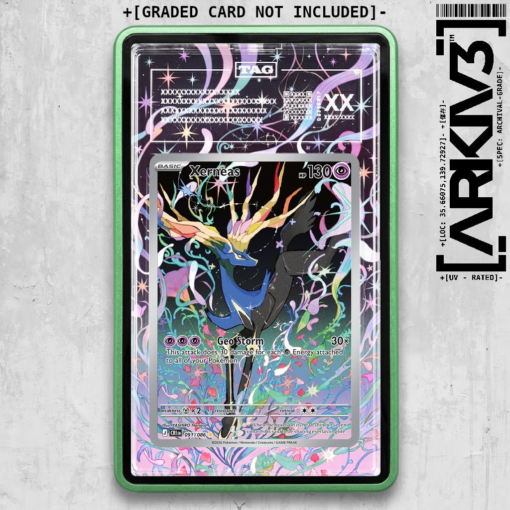 ARKIV3 TAG graded front - Green