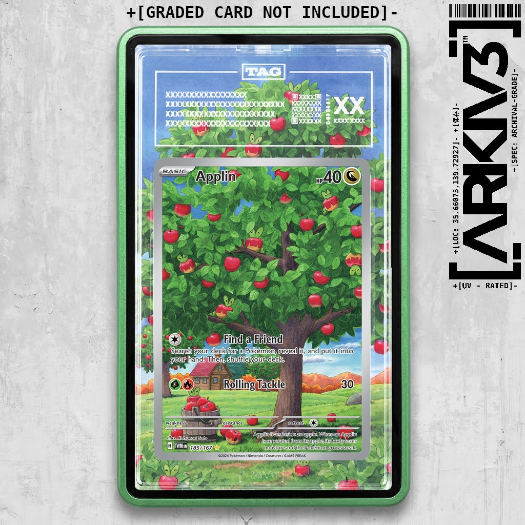 ARKIV3 TAG graded front - Green