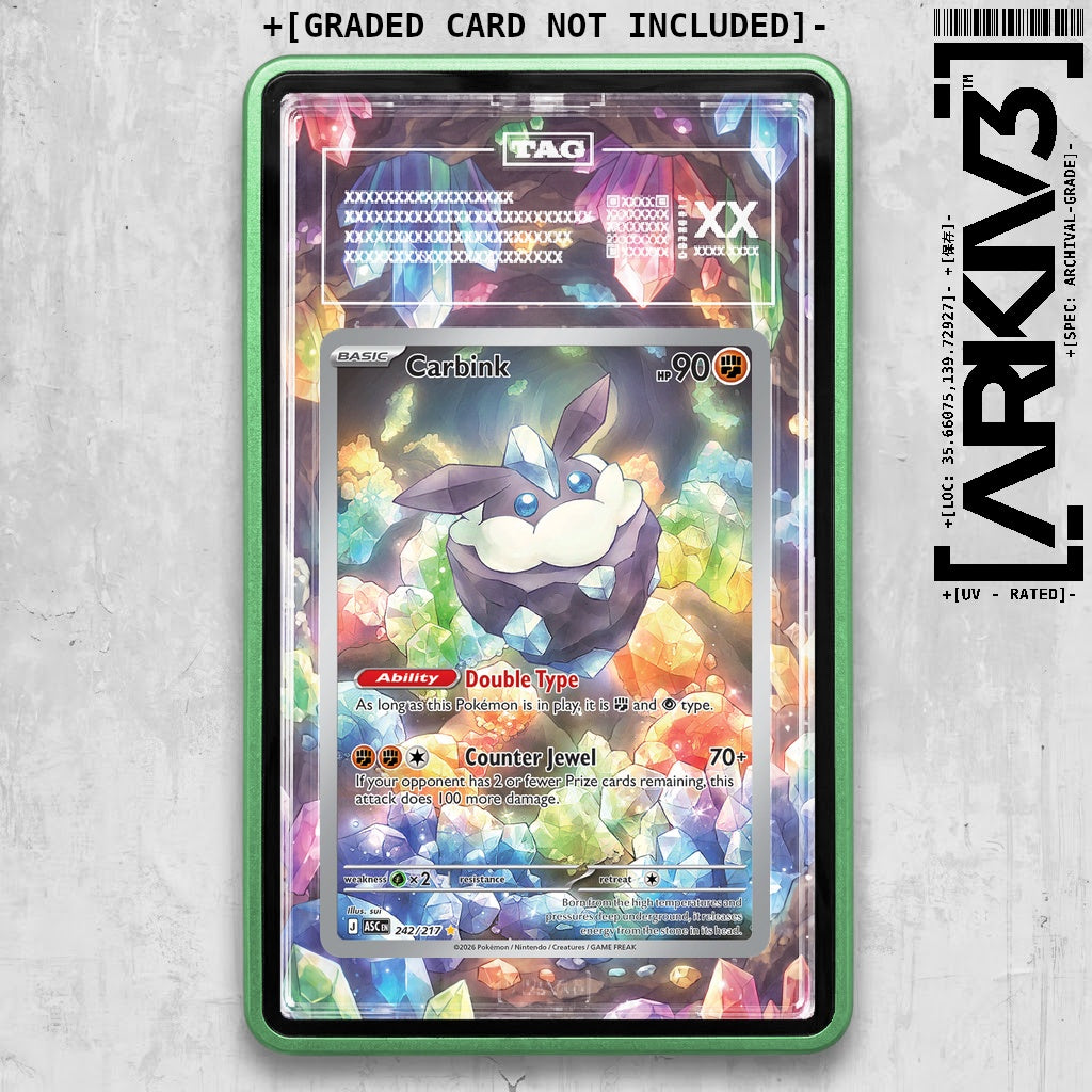 ARKIV3 TAG graded front - Green