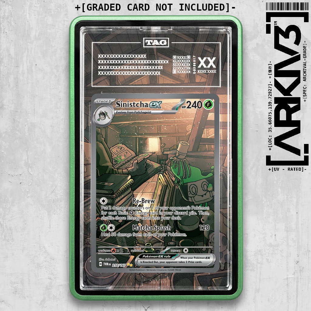 ARKIV3 TAG graded front - Green