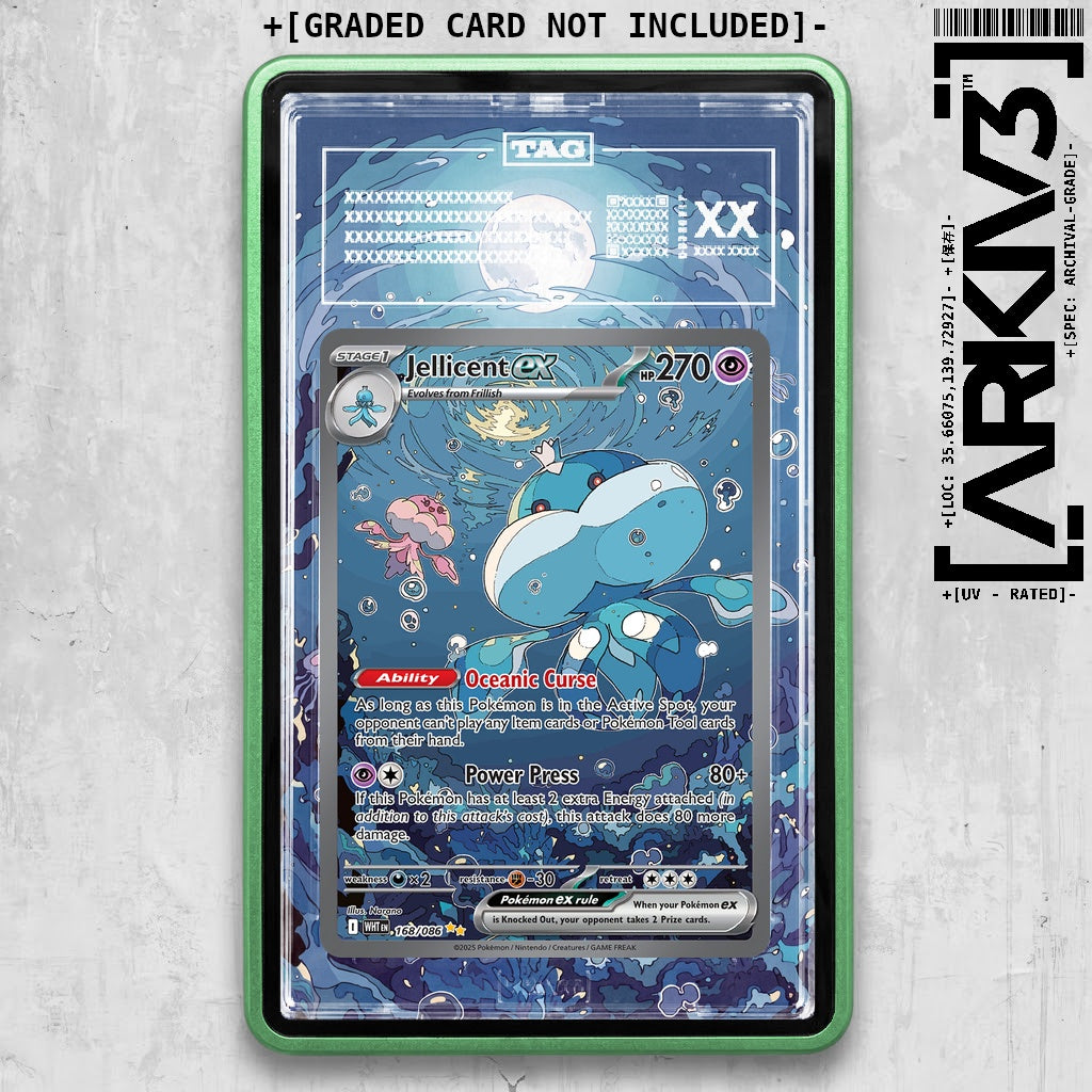 ARKIV3 TAG graded front - Green