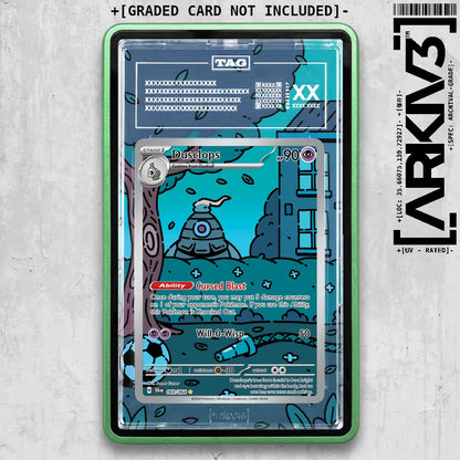 ARKIV3 TAG graded front - Green