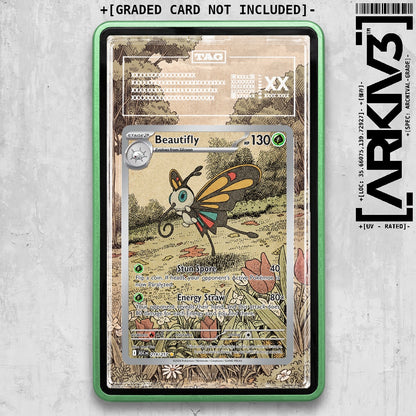 ARKIV3 TAG graded front - Green