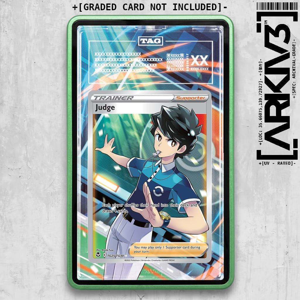 ARKIV3 TAG graded front - Green