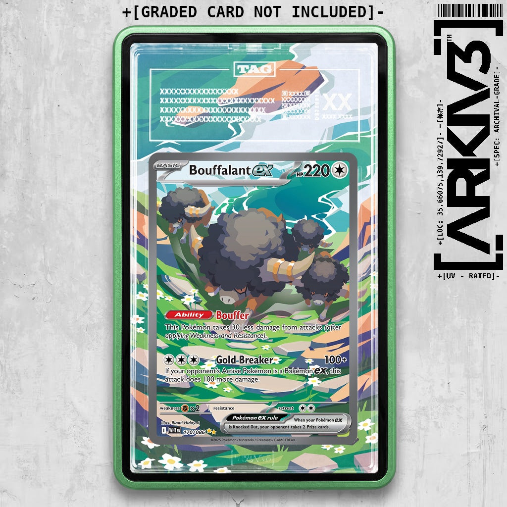 ARKIV3 TAG graded front - Green