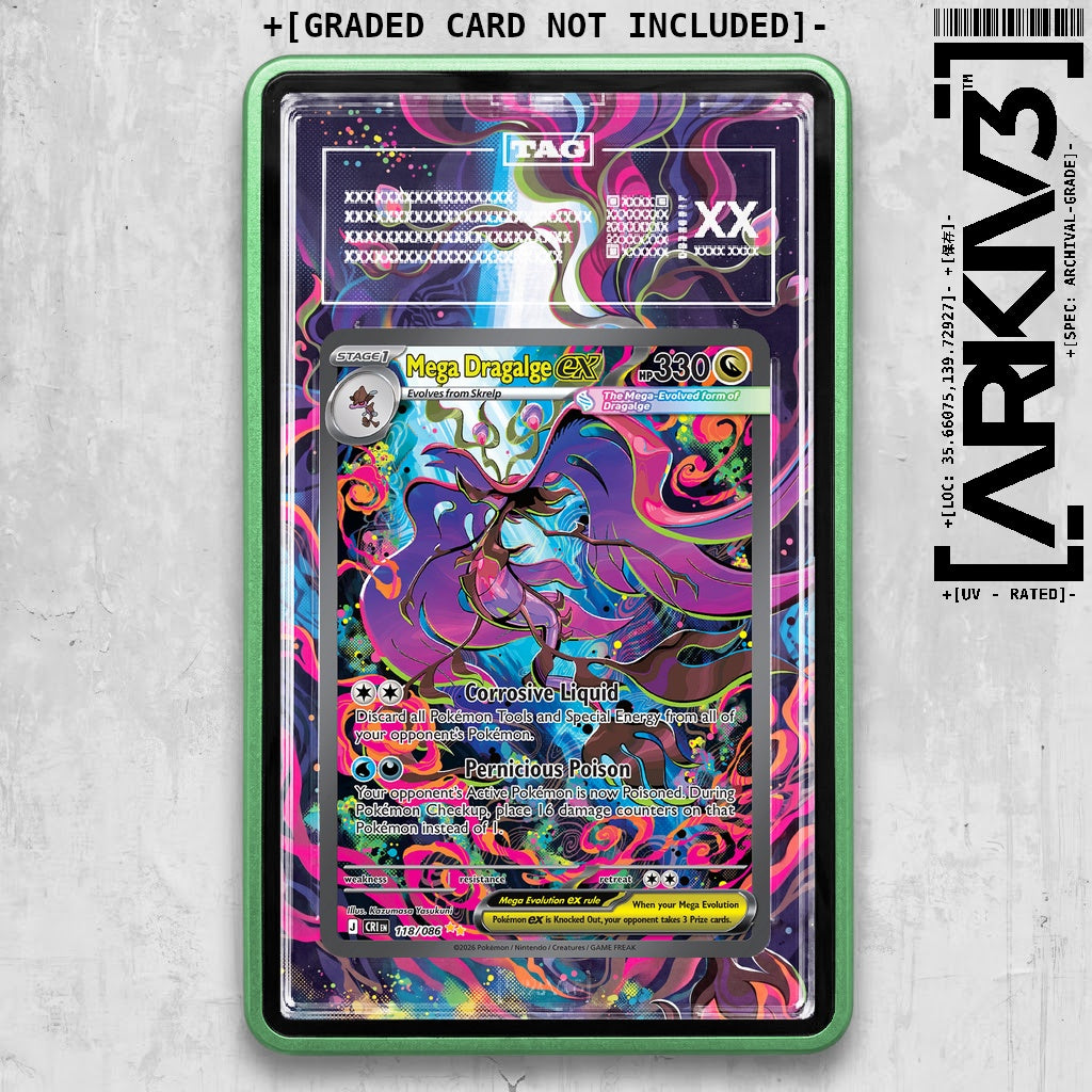 ARKIV3 TAG graded front - Green