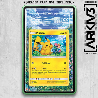 ARKIV3 TAG graded front - Green