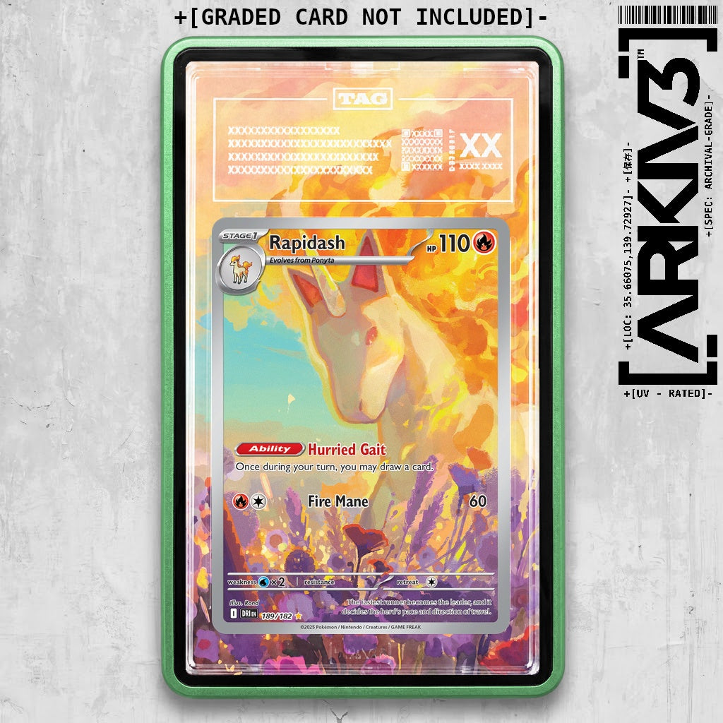 ARKIV3 TAG graded front - Green