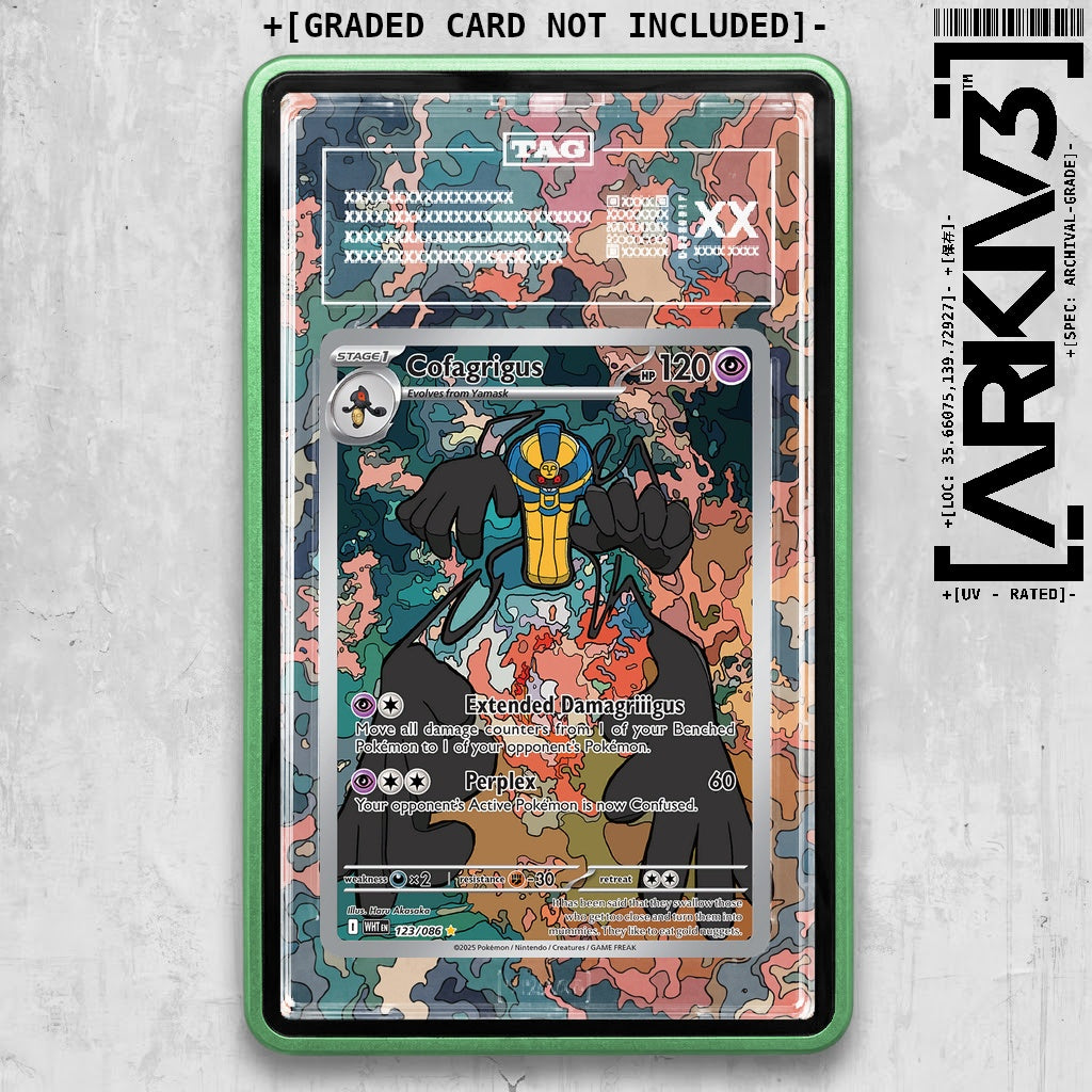 ARKIV3 TAG graded front - Green