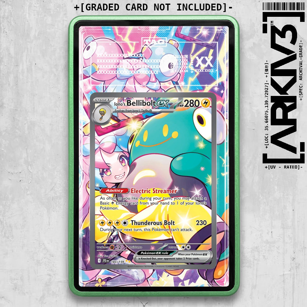 ARKIV3 TAG graded front - Green