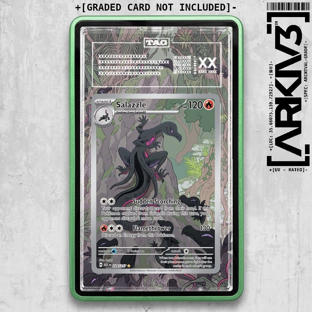 ARKIV3 TAG graded front - Green