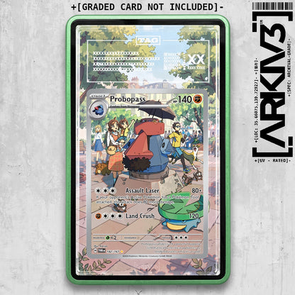 ARKIV3 TAG graded front - Green