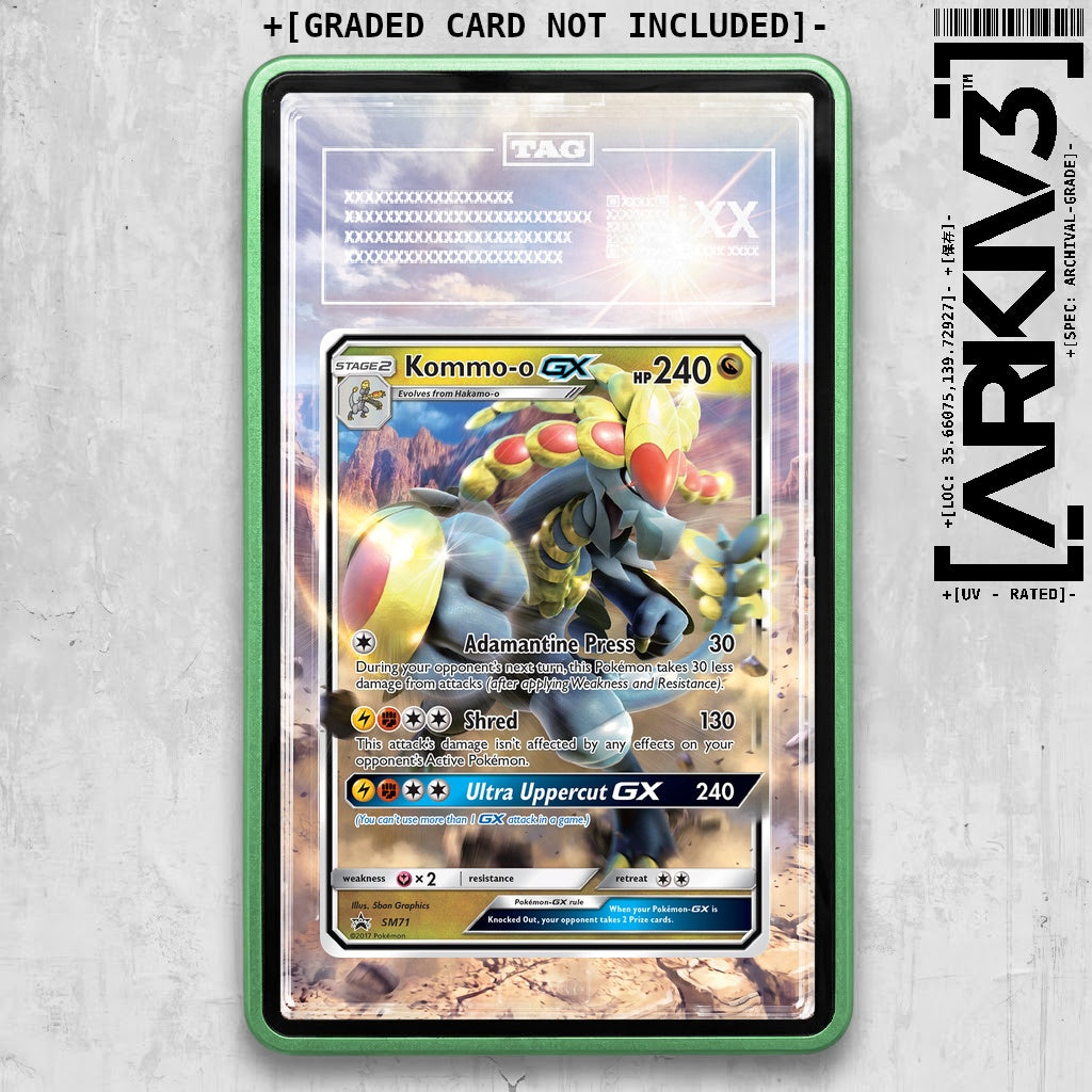 ARKIV3 TAG graded front - Green