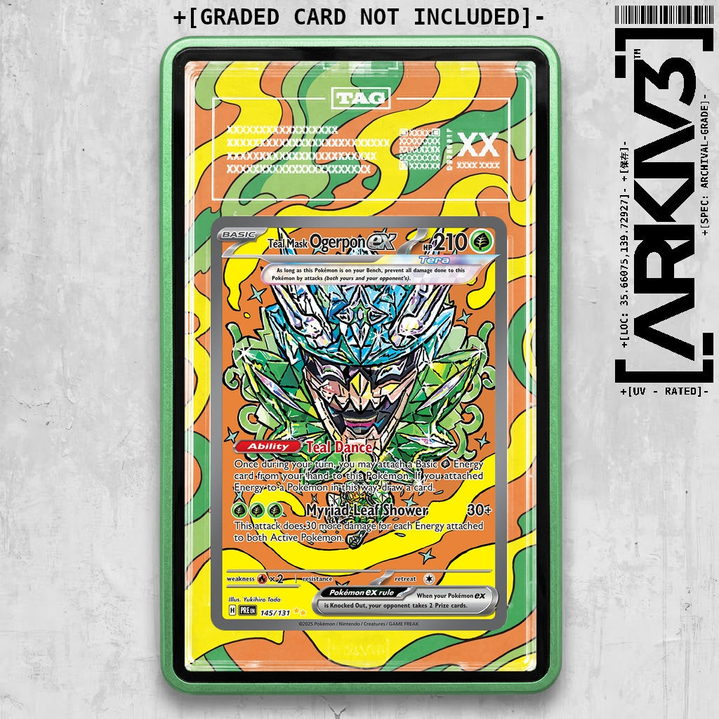 ARKIV3 TAG graded front - Green