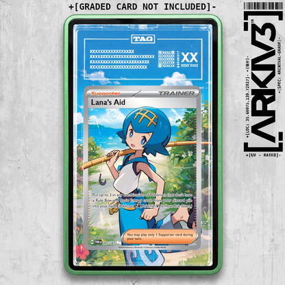 ARKIV3 TAG graded front - Green