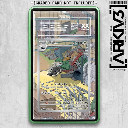 ARKIV3 TAG graded front - Green