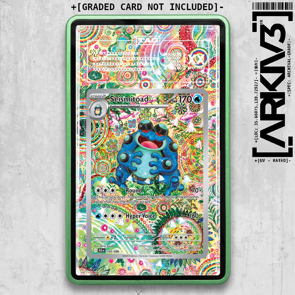 ARKIV3 TAG graded front - Green