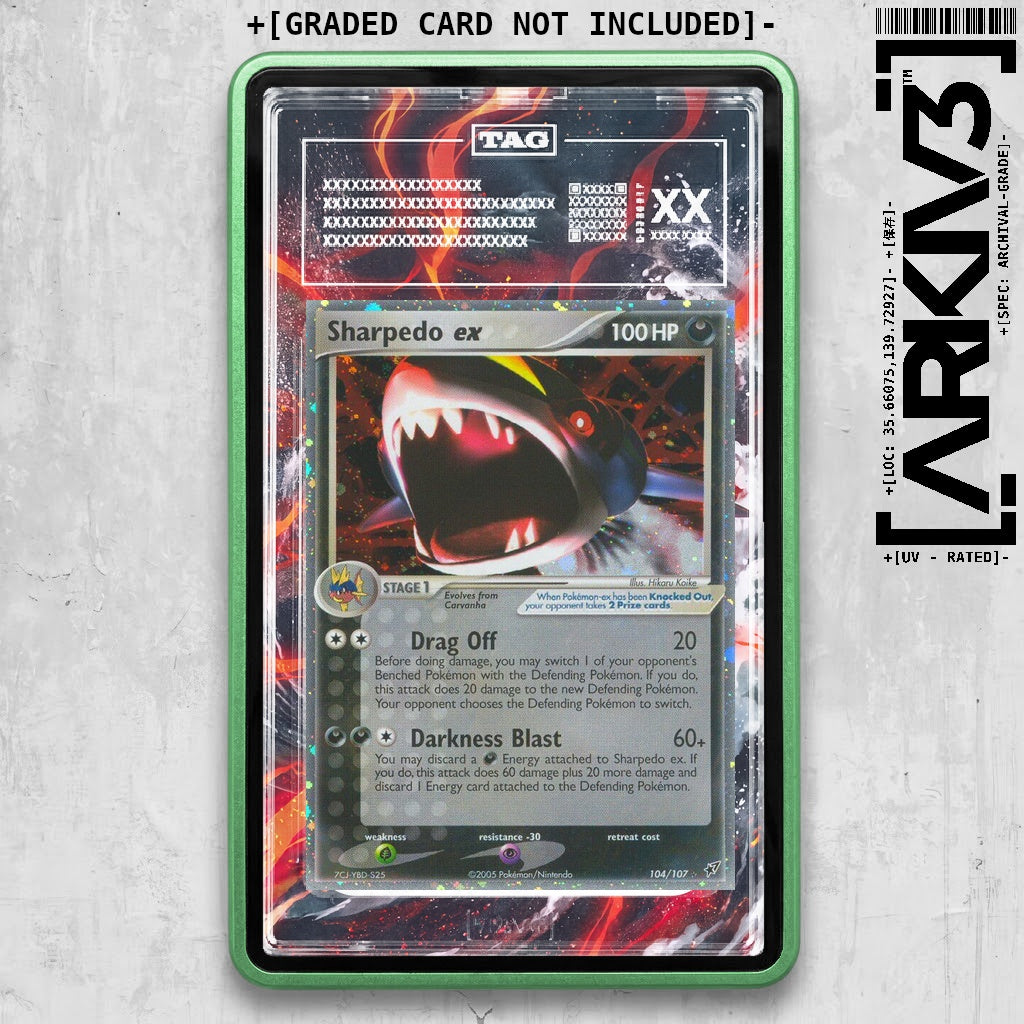 ARKIV3 TAG graded front - Green