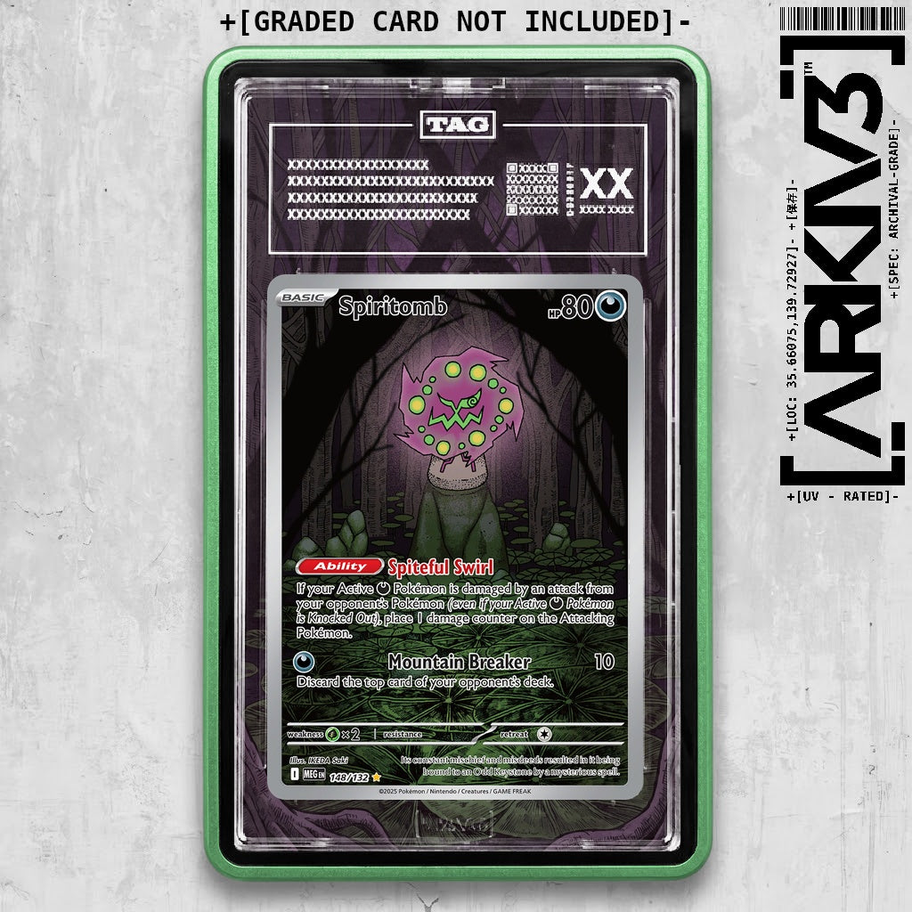 ARKIV3 TAG graded front - Green