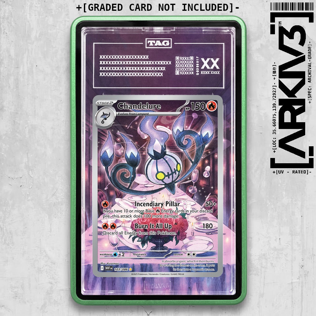 ARKIV3 TAG graded front - Green