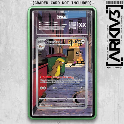 ARKIV3 TAG graded front - Green