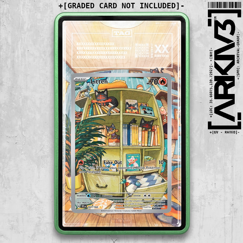 ARKIV3 TAG graded front - Green