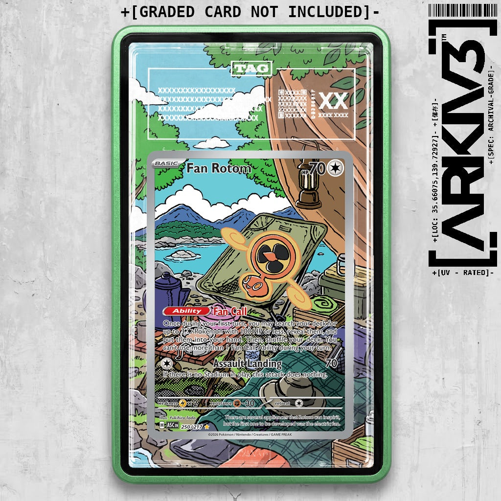 ARKIV3 TAG graded front - Green