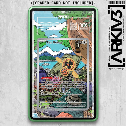 ARKIV3 TAG graded front - Green