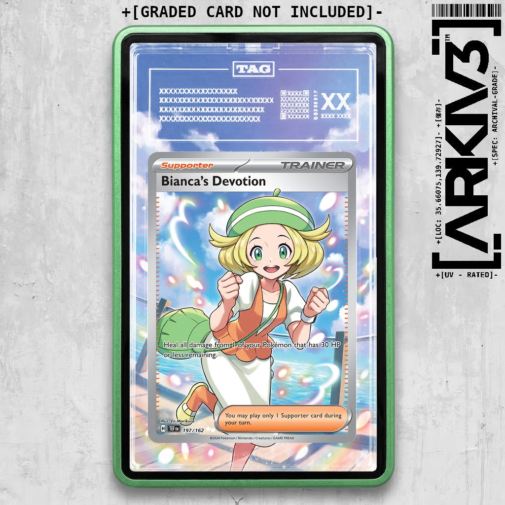 ARKIV3 TAG graded front - Green