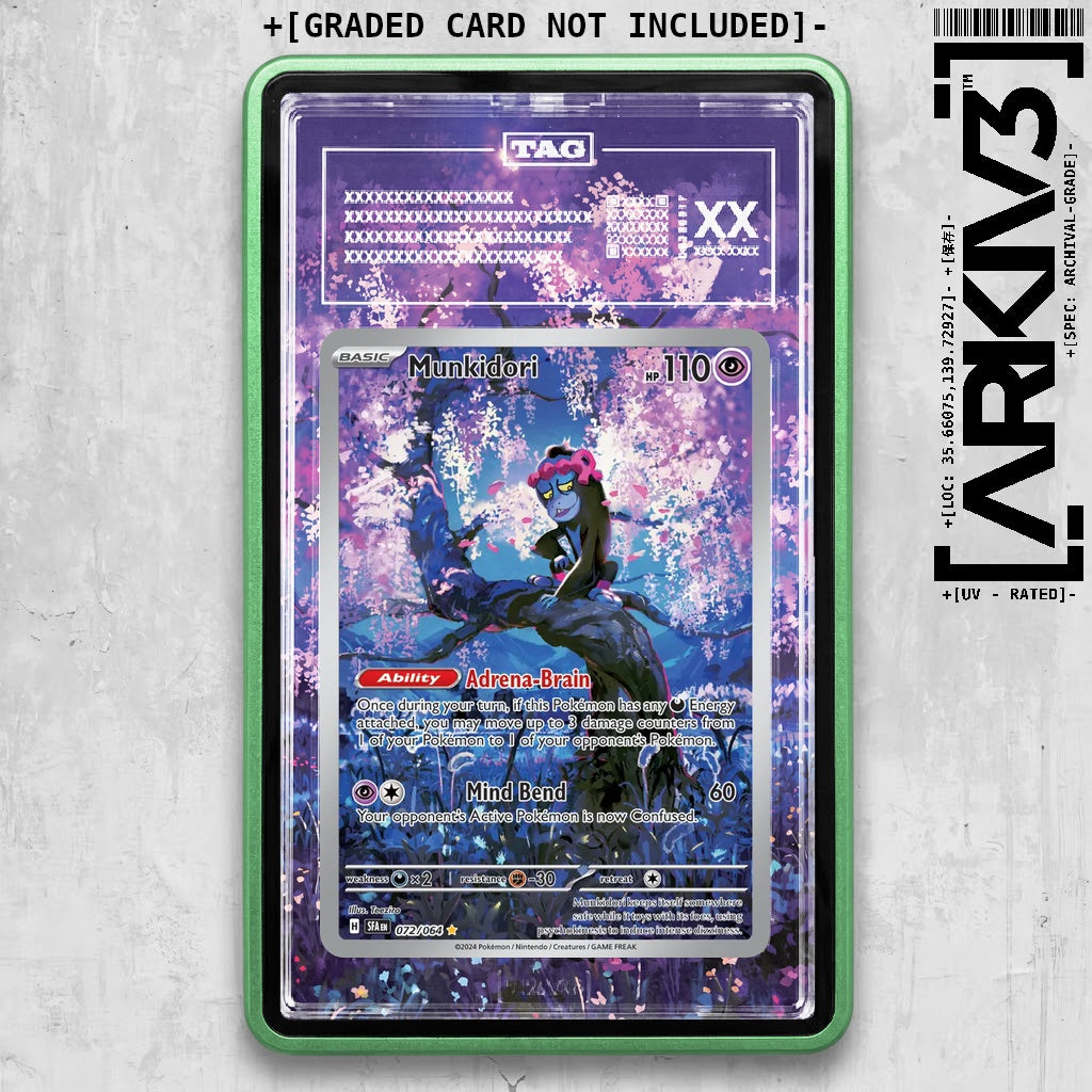 ARKIV3 TAG graded front - Green