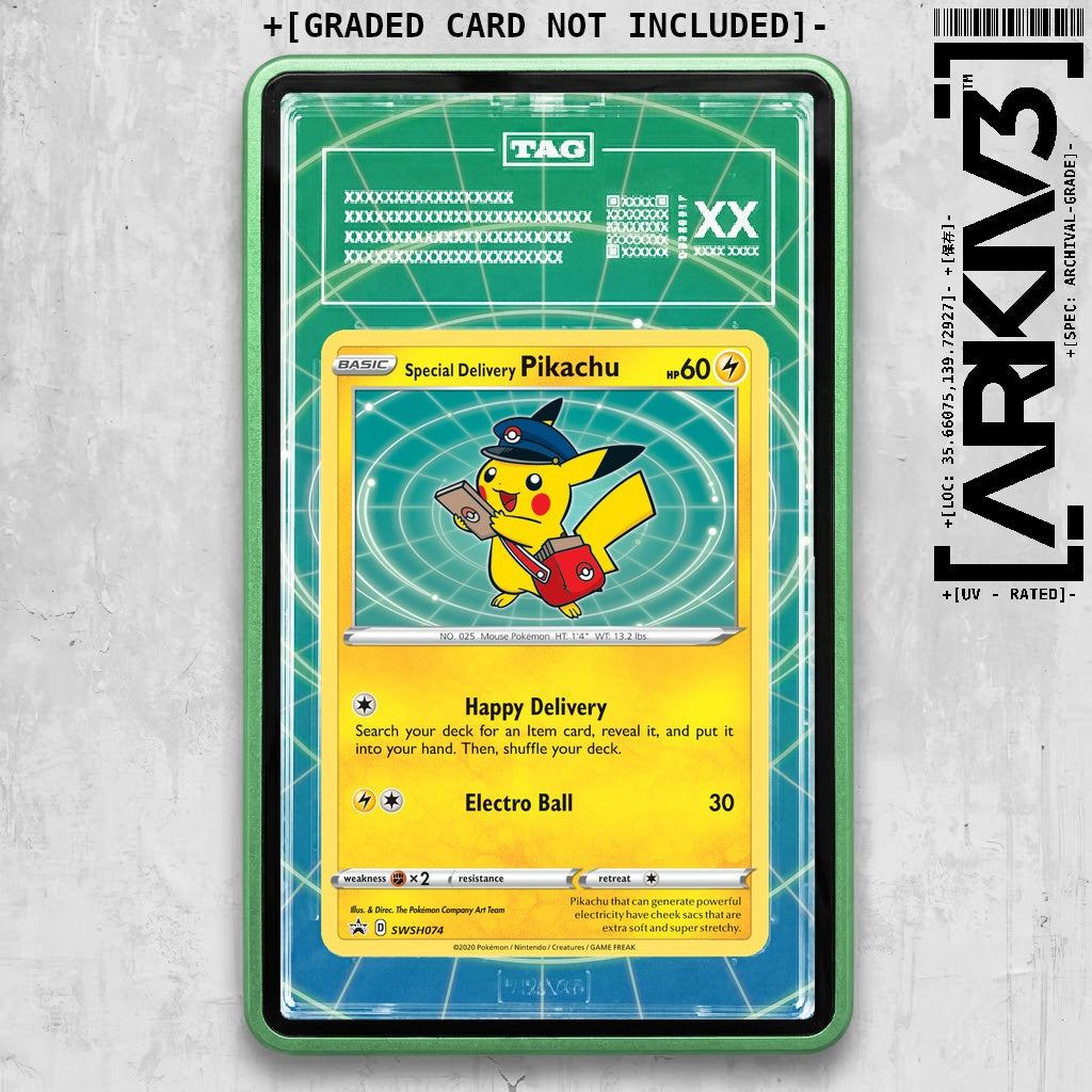 ARKIV3 TAG graded front - Green