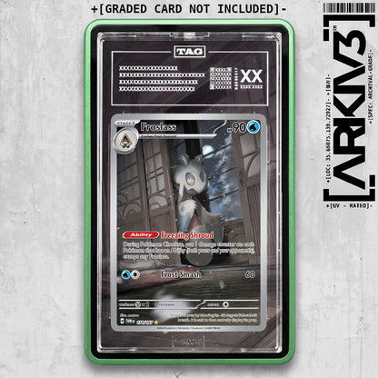 ARKIV3 TAG graded front - Green