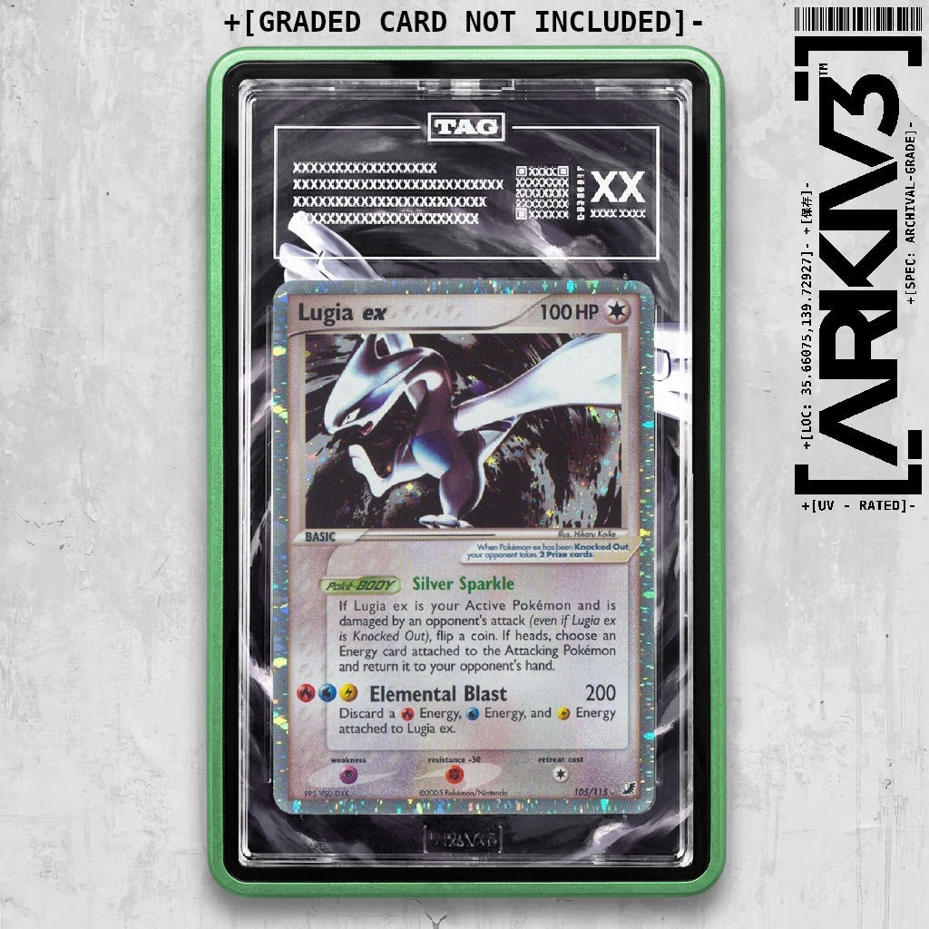 ARKIV3 TAG graded front - Green