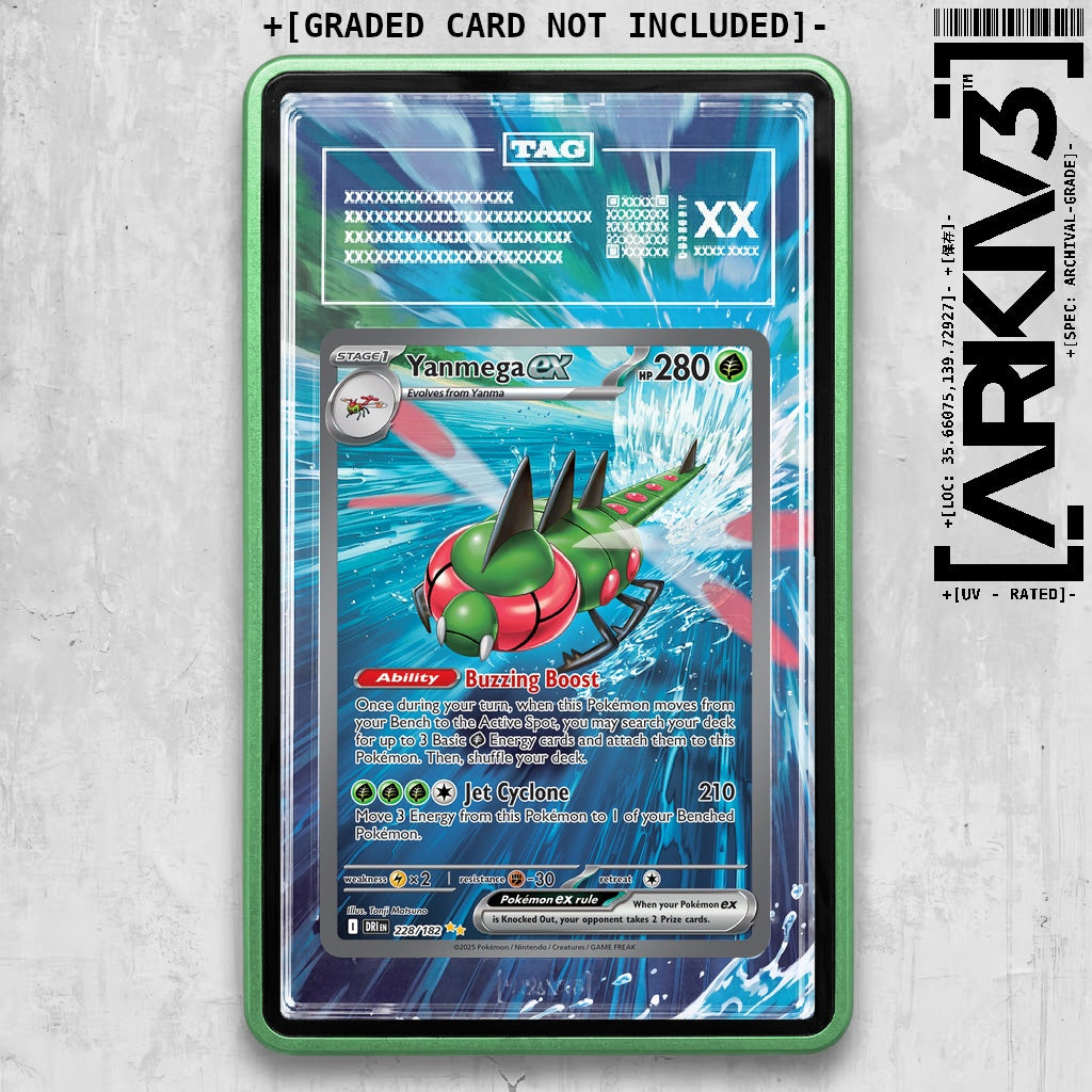 ARKIV3 TAG graded front - Green