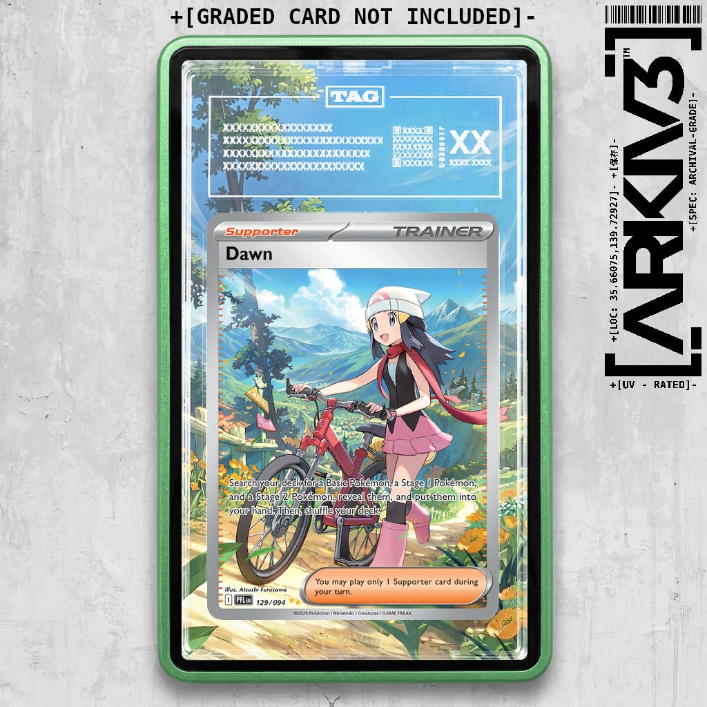 ARKIV3 TAG graded front - Green