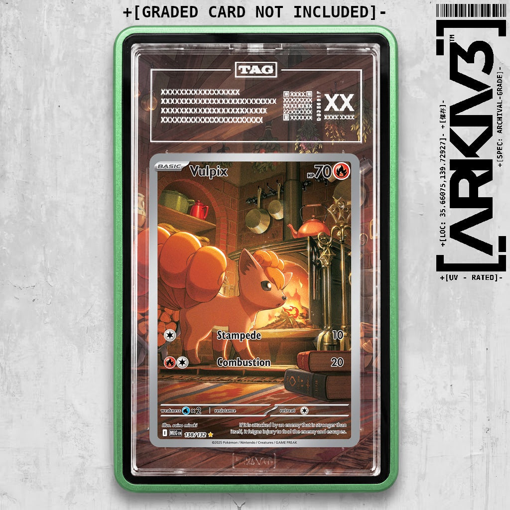 ARKIV3 TAG graded front - Green