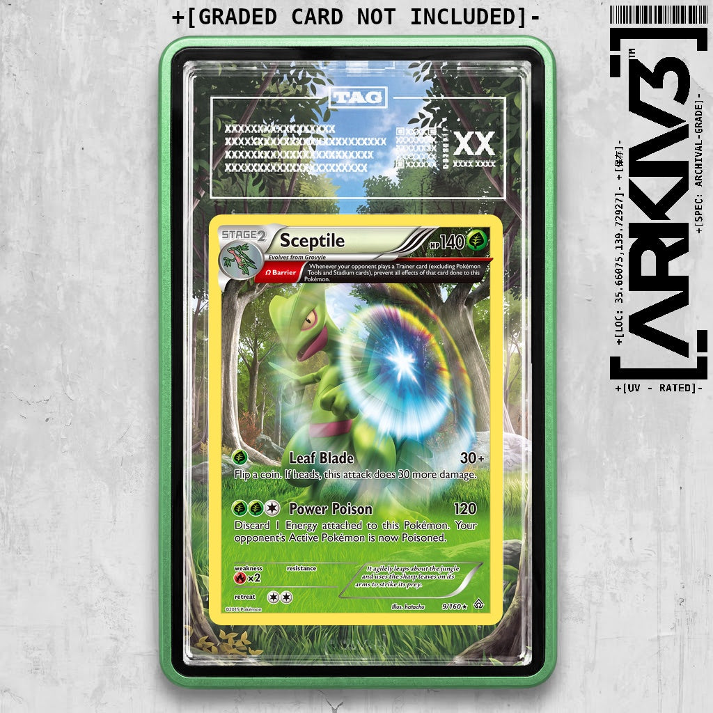 ARKIV3 TAG graded front - Green